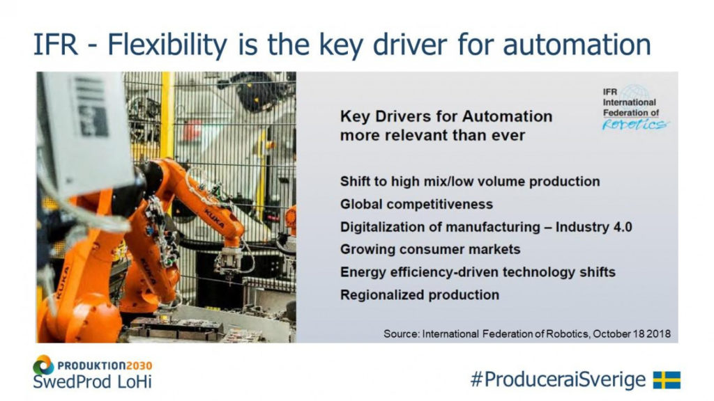 Flexibility is a key need for automation, according to IFR